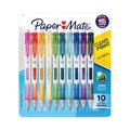 Paper Mate Clear Point Mechanical Pencil, 0.7 mm, HB (#2), Black Lead, Assorted Barrel Colors, PK10, 10PK 2164121